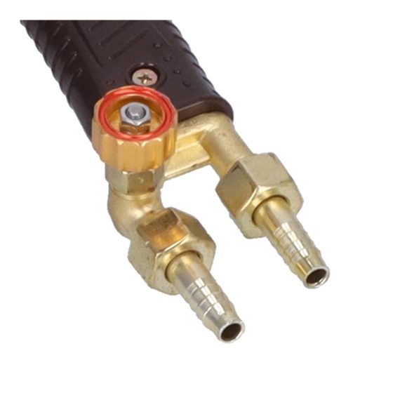 Gasschweißgerät-Set mit Schweißbrenner Schneidbrenner Ergonomie-Design und Schussabsaugung - Ideal für Sauerstoff Acetylen Propan und Erdgase