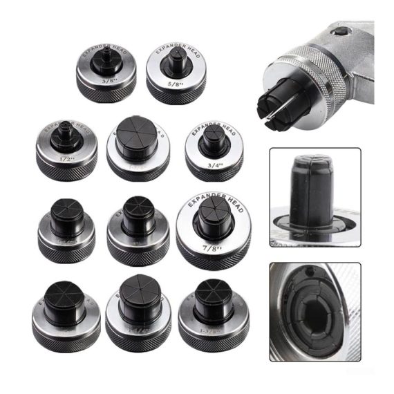 Rohrschneider und Expander-Kopf für CT-100/CT-300 Rohr-Expander | 1 x 16 mm Robust und Vielseitig | Durchmesser 10–42 mm | Professioneller Rohrabschneider