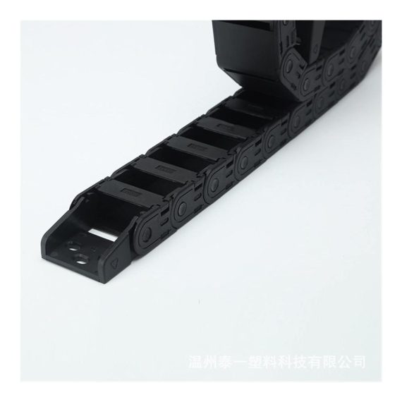 Energiekette 2er Set Schwarze Nylon Schleppkette 18x25 mm - Optimales Maschinenzubehör für reibungslose Bewegungen