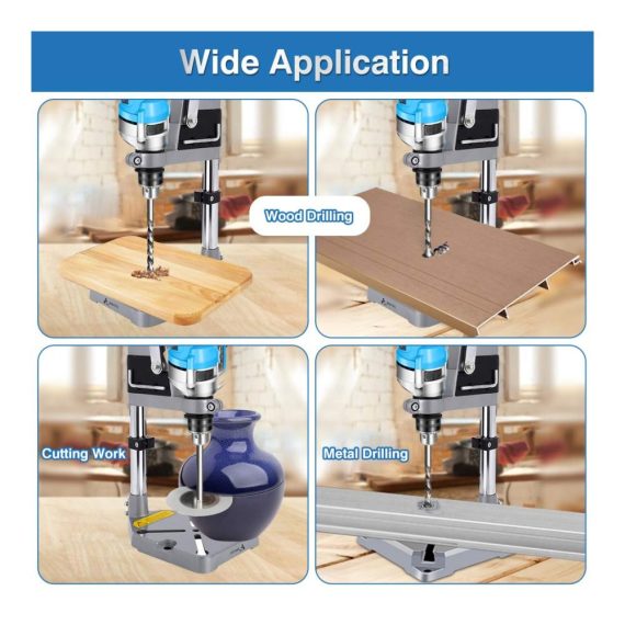 Bohrmaschinenständer mit Tischklemme - Verstellbarer Drill Stand für präzises Bohren und Reparaturen