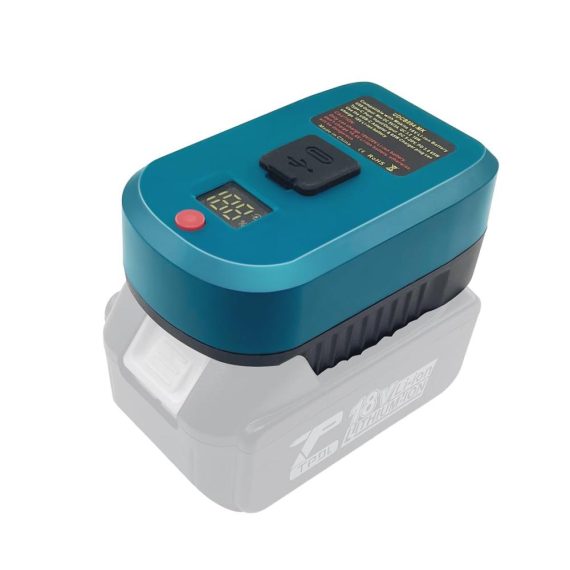 RATSTONE TPDL 65W USB C PD Ladegerät für Makita 18V Akkus – BL1850 und BL1820 Kompatibilität – Schnellladegerät mit USB-A und Typ-C Anschlüssen inklusive Staubschutzhülle