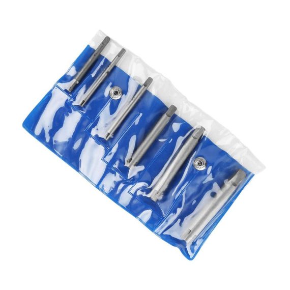 Gewindebohrer Auszieher Set - Effektive Stahlkopfbruch Entfernung und Schraubenausdrehung | Robuster Gewindebohrersatz für präzises Arbeiten (6Pcs