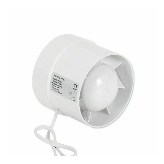 Badlüfter Wand- und Deckenlüfter 100mm - Effizienter Rohrlüfter für Bad und WC mit 12W Leistung - Ventilator mit Rohrdruckventilator und Radiallüfter - Einbaulüfter für optimale Belüftung