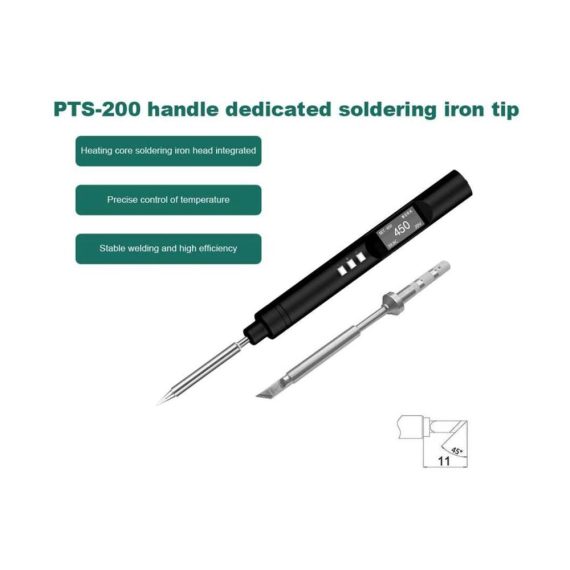 Elektrischer Lötkolben PTS200 V2 - 100W PD3.0-Firmware-Upgrade Tragbar und Schnell Erhitzend