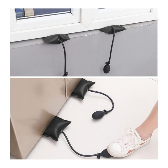 4er Set Pneumatikspanner für mühelose Tür- und Fensterinstallation - Montagekissen mit Luftkissenhebe-Technologie