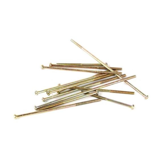 Metrische Maschinenschrauben M4 M5 - Hochwertige Zinklegierung Rundkopf-Kreuzschlitz Ideal für Mechanische Anwendungen und Befestigungen