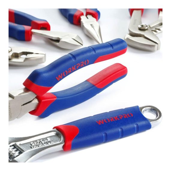 Multifunktionale Haushalts-Zangen-Sets Kombizange Spitzzange Seitenschneider Wasserpumpenzange Rollgabelschlüssel - 5-teiliges Werkzeugset für präzises Arbeiten