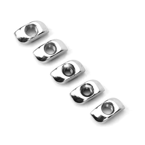 120 Stück T-Nut-Schiebemuttern Set für 3030 Aluminiumprofile | M4 M5 M6 T-Nut-Muttern – Hardware-Befestigungselemente