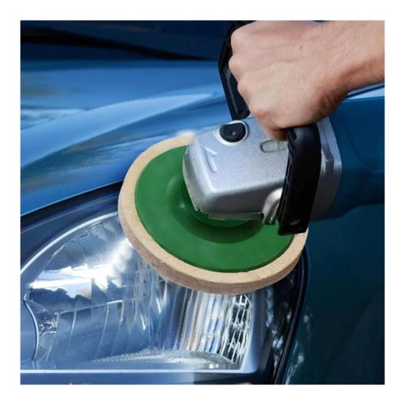 20er-Pack 4-Zoll-Schleifhülsen & Polierscheiben aus Wollfilz für Winkelschleifer - Grindshine Pro Pads für effektive Polier- und Schleifanwendungen