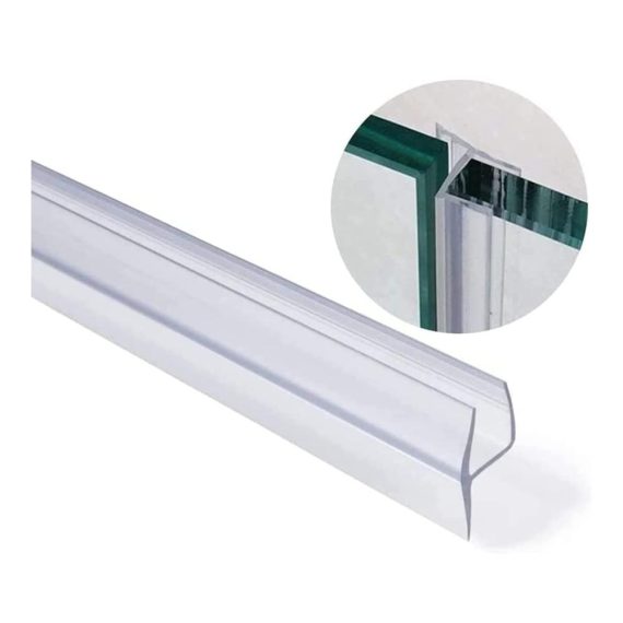 2m Duschdichtung für 6/8/10/12 mm Glasdicke - Glastür Dichtung für Duschkabinen & -wände Duschtüren - h/U Shape