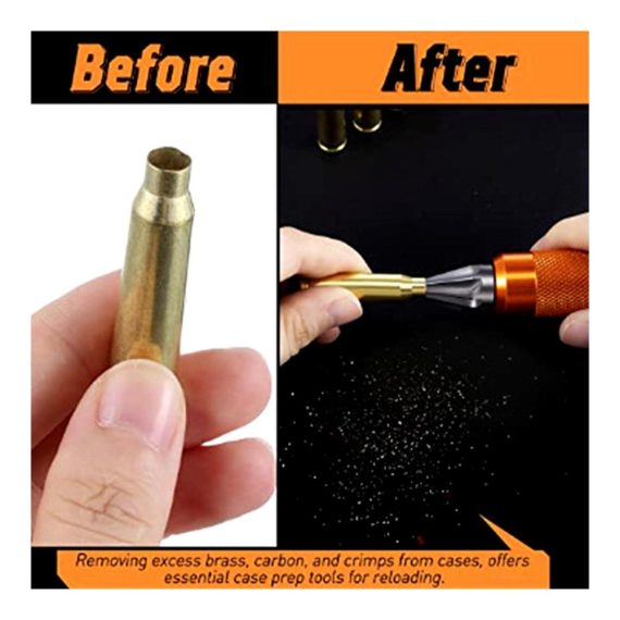Heavy Duty Hand Deburring Kit - Professional Router Bit Rotary Deburr Tool with External Coverage for Metal Chamfering and Burr Removal in Pipes