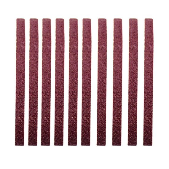 10 Stück Aluminiumoxid Schleifbänder Set | 15x330mm / 25x330mm | 60-1000 Körnung für Winkelschleifer | Schleifen & Polieren