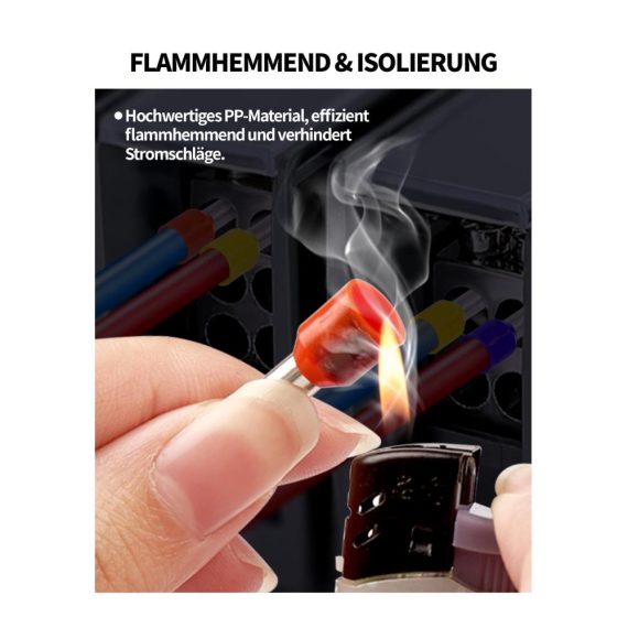 1200-teiliges Set Isolierte Twin & Einzeilige Aderendhülsen 03-16 mm² | Anschlussklemmen & Kits