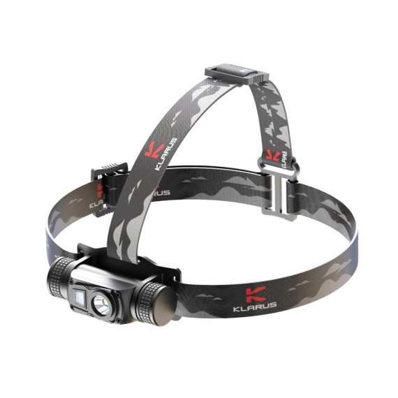 Klarus HL1 1200 Lumen LED Stirnlampe - Wiederaufladbare Kopflampe mit 7 Modi 100 Stunden Laufzeit IPX6 Wasserdicht für Laufen Camping Wandern Jagen - Hochleistungs-LED Stirnlampe mit langer Laufzeit