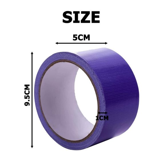 Panzertape Panzerband Premium-Farbband Set - 6 Klebebandrollen (50 mm x 137 m x 83 mm) in Blau Lila Gelb Orange Grün Rot - Hochwertiges Reparaturband für vielseitige Anwendungen