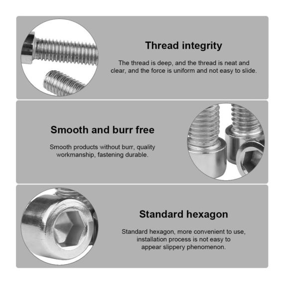 30er-Serie T-Nut-Muttern-Set M6 für 8mm Schlitz Aluprofile 40 Stück Nutensteine mit Schrauben & Innensechskantschlüssel