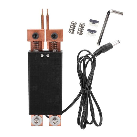 Mini-Punktschweißgerät 18650 Lithium-Akku | Automatisch & Tragbar | Hand-Punktschweißstift mit 2 Konzentrischen Kugelnadeln | Ideal für den Außenbereich