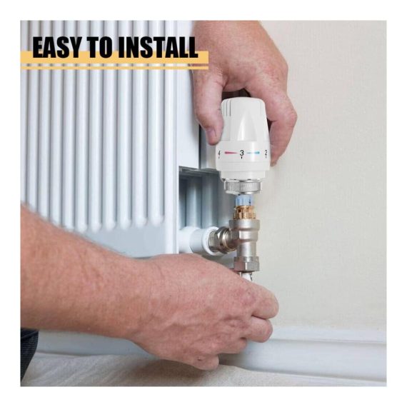 Heizkörperregler & Zubehör 4er Set - Kamanan Thermostatventile für effiziente Raumtemperatursteuerung in Büro und Haus Ersatzkopf für Heizungsthermostate M30*1.5