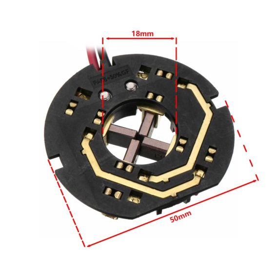 18V Kohlebürsten-Kartenmontage für Mil-wau-kee HD18PD HD18DD HD18HIW Schlagschrauber - Ersatzteilset mit Luftkompressoren-Zubehör passend für 2650-20 MW1