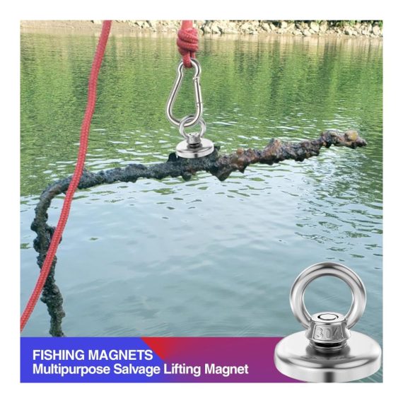 Starke Magnethaken Praktische Lösung für Küchen Garagen und Büros - 4er Set 45kg Tragkraft Klein und Stark Neodym Magnete