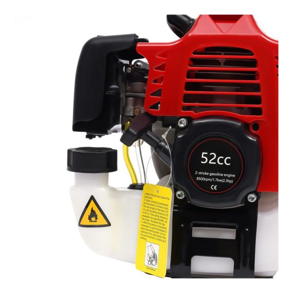 Benzin Schneefräse 52CC mit 2-Takt Motor - Effiziente Motorbesen Kehrmaschine und Schneeschieber