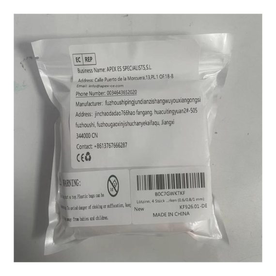 Elektronik Lötzinn Set - 4 Stück 50g Lötzinn mit Kolophoniumkern und Flussmittel | Lötdraht für Reparatur & Elektrolöten (06/08/1 mm) - Ideal für Heimwerken