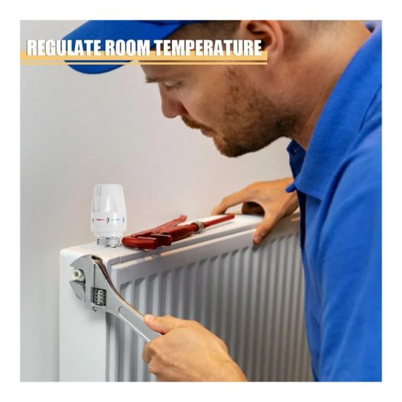Heizkörperregler & Zubehör 4er Set - Kamanan Thermostatventile für effiziente Raumtemperatursteuerung in Büro und Haus Ersatzkopf für Heizungsthermostate M30*1.5
