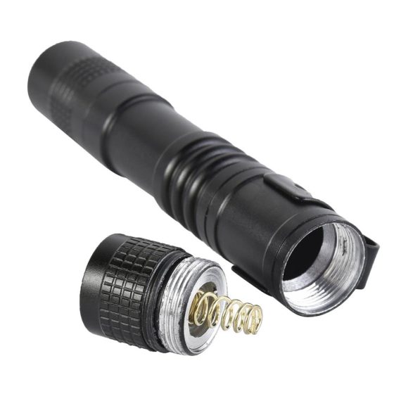 4er Pack Mini LED Taschenlampen - Kompakte XPE-R3 900 Lumen Taschenlampen 9cm tragbar mit Clip - Ideal für Camping Bergsteigen und Notfälle