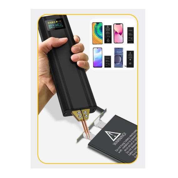 Mini Digitales Punktschweißgerät für 18650 Lithiumbatterie – Tragbare Handheld-Punktschweißmaschine mit Digitalanzeige für Ni- Ni-Cd
