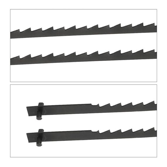 Bügelsäge-Set 24-teilige Auswahl an Astsägen Handsägen Baumfällsägen & Sägeblättern für schnellen Schnitt - Profi-Stichsägeblätter für präzisen Holzschnitt mit Jig Saw Cutter