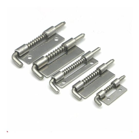 Edelstahl-Federriegel-Scharnier Sicherheitsverriegelung für Schweißverteiler-Schrank-Hardware (304 industriell 10 Stück ohne Loch