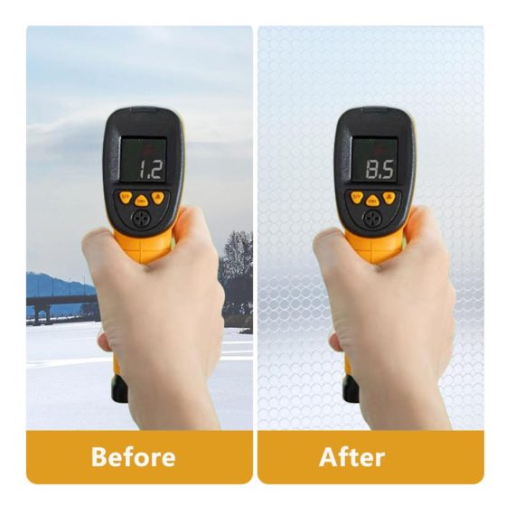 Premium Winterfenster-Isolierungsset inkl. Fensterdichtung Winddichter Fensterfolie Verdunkelungsvorhänge & Wärmeisolierung - Einfache Installation Anpassbar (W150xH100cm) Kälteschutz ohne Bohren