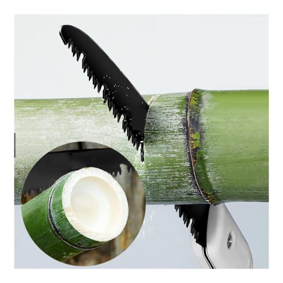 Astsägen Set - Profi Handsäge für Baumfällung Bügelsäge mit Sägeblättern - Zusammenklappbarer Sägegriff für Camping und Holzbearbeitung (300mm