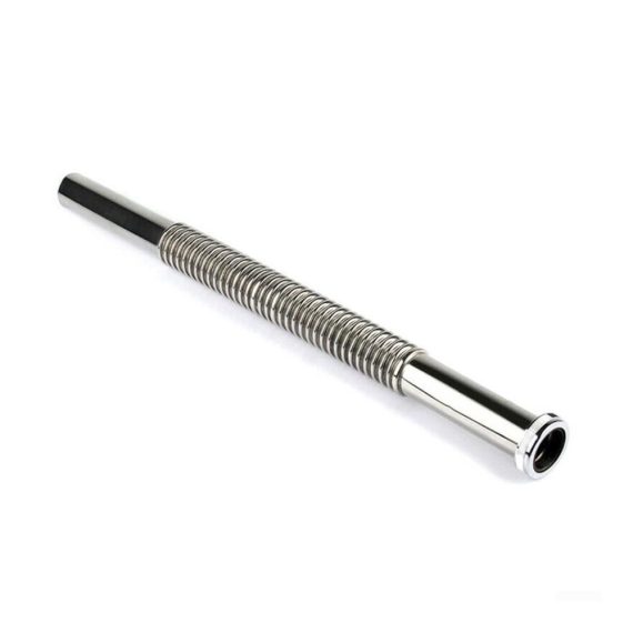 Edelstahl Waschbecken Siphon Abfluss - Universal Flexibles S-Rohr Ablaufrohr für Badezimmer (80cm