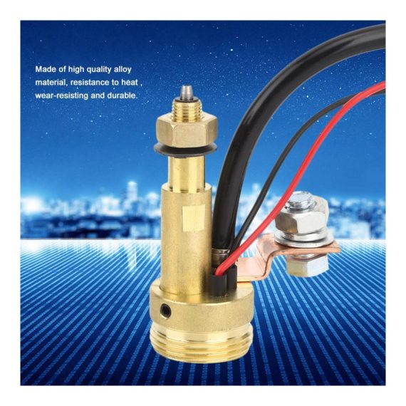 MIG-Schweißgerät Adapter mit Euro-Zentralanschluss Kupferlegierung 84mm Kopflänge - Hochwertiger Umrüstsatz für Taschenlampen und Schweißer