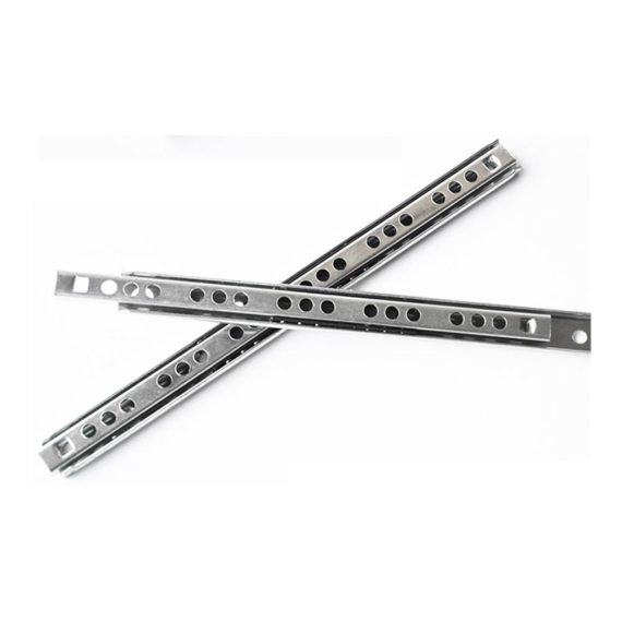 Möbelgleiter Schubladenauszüge – 2 Stück 33 cm Kugellager Schubladenschienen aus Stahl für Schränke und Schubladen Verlängerung Tastatur Schrank Gleiter