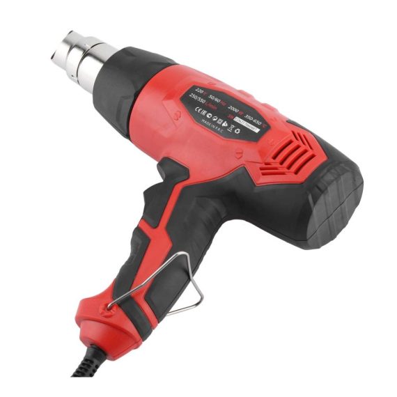 Elektrische Heißluftpistole 2000W mit 4 Düsen 2 Temperaturregelungen (350/650℃) - Ideal für Schrumpfschlauch Embossing Handwerk und Trocknungsfarbe
