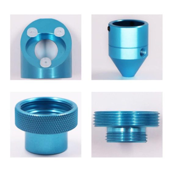 CO2 Lasergravur-Set für K40 Laserschneider | Gravurwerkzeug mit Luftunterstützung | Laserkopf für präzise Ergebnisse | Durchmesser 12/18 mm | Fl50 8 mm | Fl25 4 mm | Spiegel 20 mm | Optimiertes Zubehör für professionelle Lasergravur
