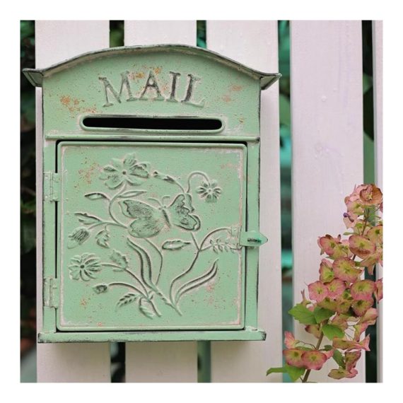 Europäischer Vintage Briefkasten - Rostgeschützter Galvanisierter Stahl für Draußen