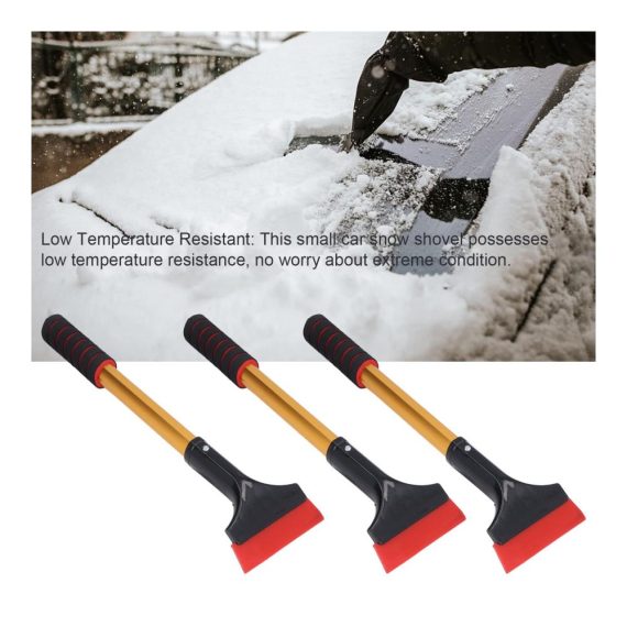 Aluminium Auto-Schneeschaufel mit Frostschutzgriff - Langlebige Winterlösung mit Rutschfestigkeit und Tragbarkeit