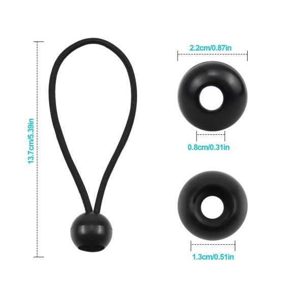 20er Set Gummiseile Planenspanner mit Kugel – 15cm Spanngummis für Zelte Banner & Pavillons