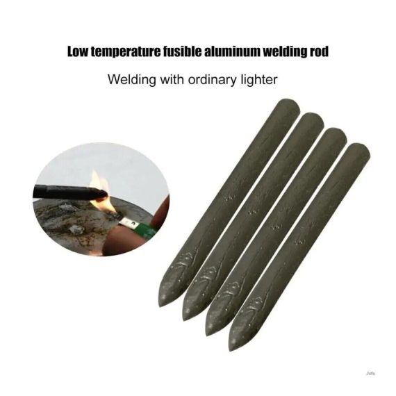 12pcs Low-Temp Aluminum Welding Rods Set for Stainless Steel & Iron - Easy Melt Bars Cored Wire Solder - Metal Universal Welding Kit