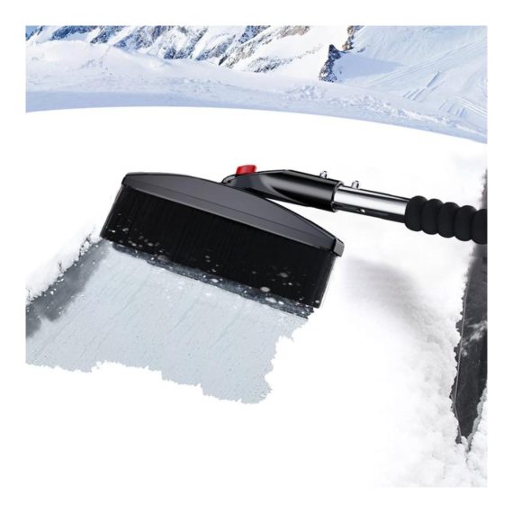 3-in-1 Zusammenklappbare Schneeschaufel Tragbares Set für Auto & Camping