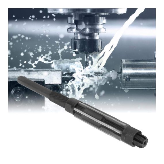 Verstellbare Reibahle 1175 mm-1275 mm | Metalllochschneider mit 4 Schneiden | Präzises 9CRSI H8 Handreibahle-Set
