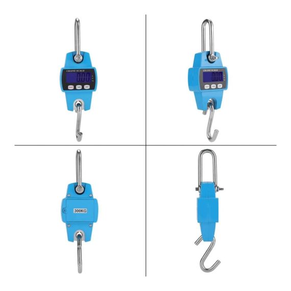 Digital Hängende Kranwaage 300KG - Industrieller Hakengewichtsmesser für Maßstäbe Shoplice Präzise Sky Blue Lösung
