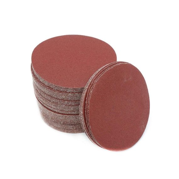 10er Set 4 Zoll Klett-Schleifscheiben - Runde Schleifpapier mit Klettverschluss (100mm Durchmesser) - Körnung 60-1000 für Schleifen und Polieren - Gaodpz Schleifblätter mit selbstklebender Rückseite (Grit 100