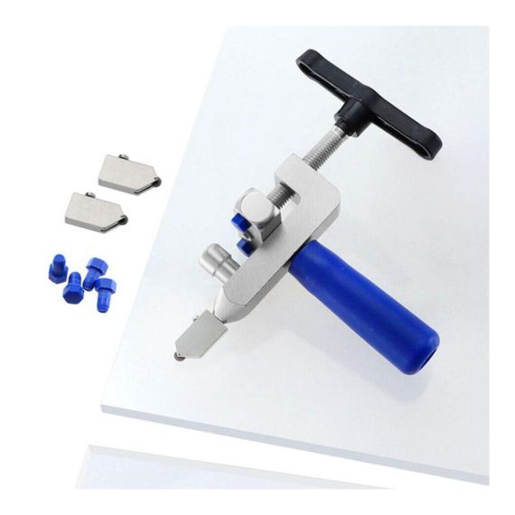 Manueller Fliesenschneider für Keramik und Glas – Professionelles Handgerät für leichtes und präzises Schneiden von dickem Glas Mosaik und Fliesen