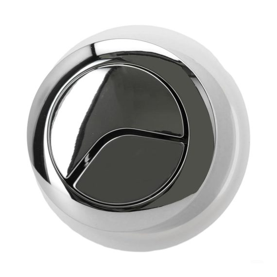 Dual-WC-Druckknopf Ersatz Runder Silber Toilettenknopf für Kabelbetriebene Verdeckte Spülkästen - WC-Taste Zubehör