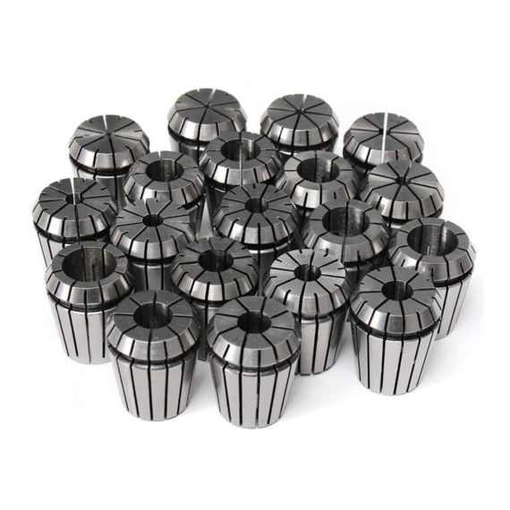 Spannzangen 21 Set MT2 ER32 M10 Präzisions-Spannzangenfutter mit Koffer – Spannbereich 1-20mm für präzises Arbeiten