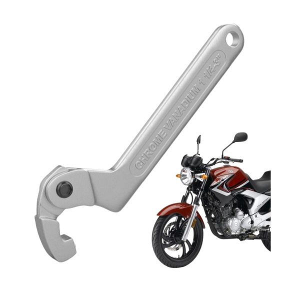 Schwerer Stahl C-Form Rollgabelschlüssel – Effektives Universal-Gewindefahrwerk Werkzeug für Motorrad-Spulen und Stoßdämpfer-Einstellungen